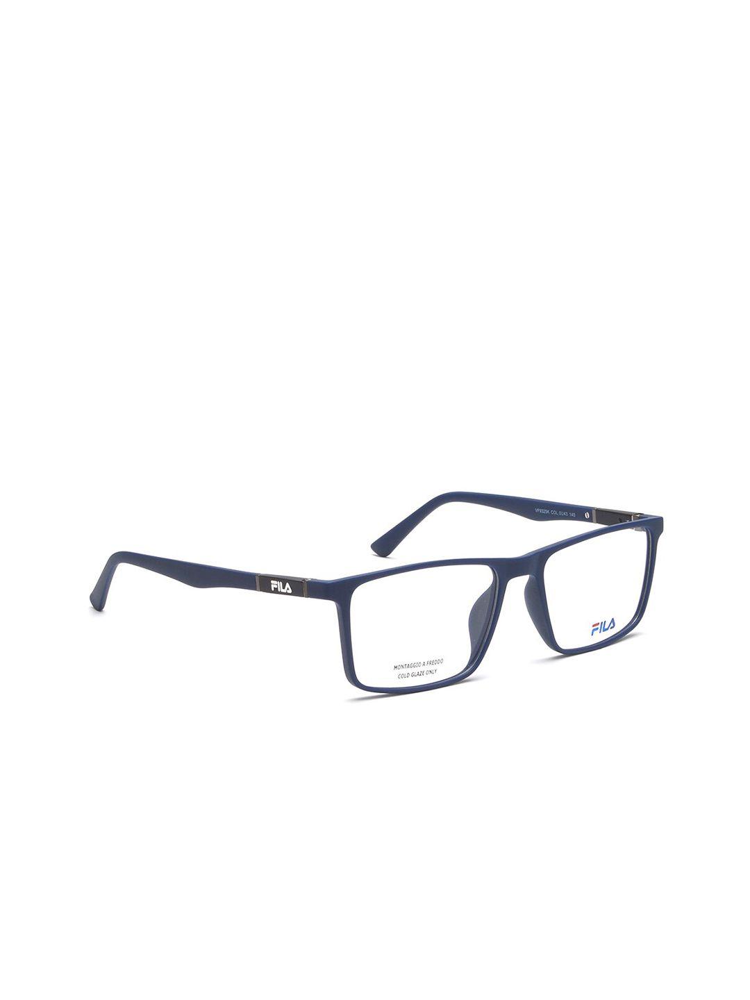 fila men blue full rim square frames