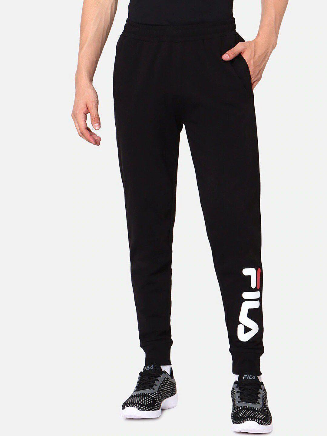 fila men manakin solid cotton joggers