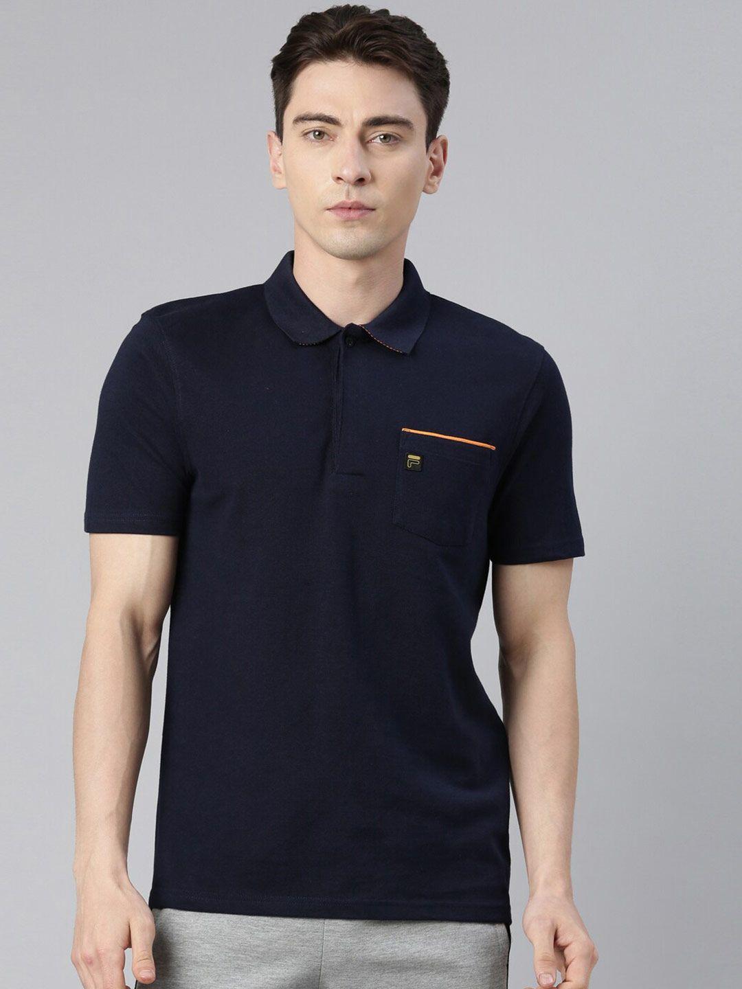 fila men polo collar t-shirt