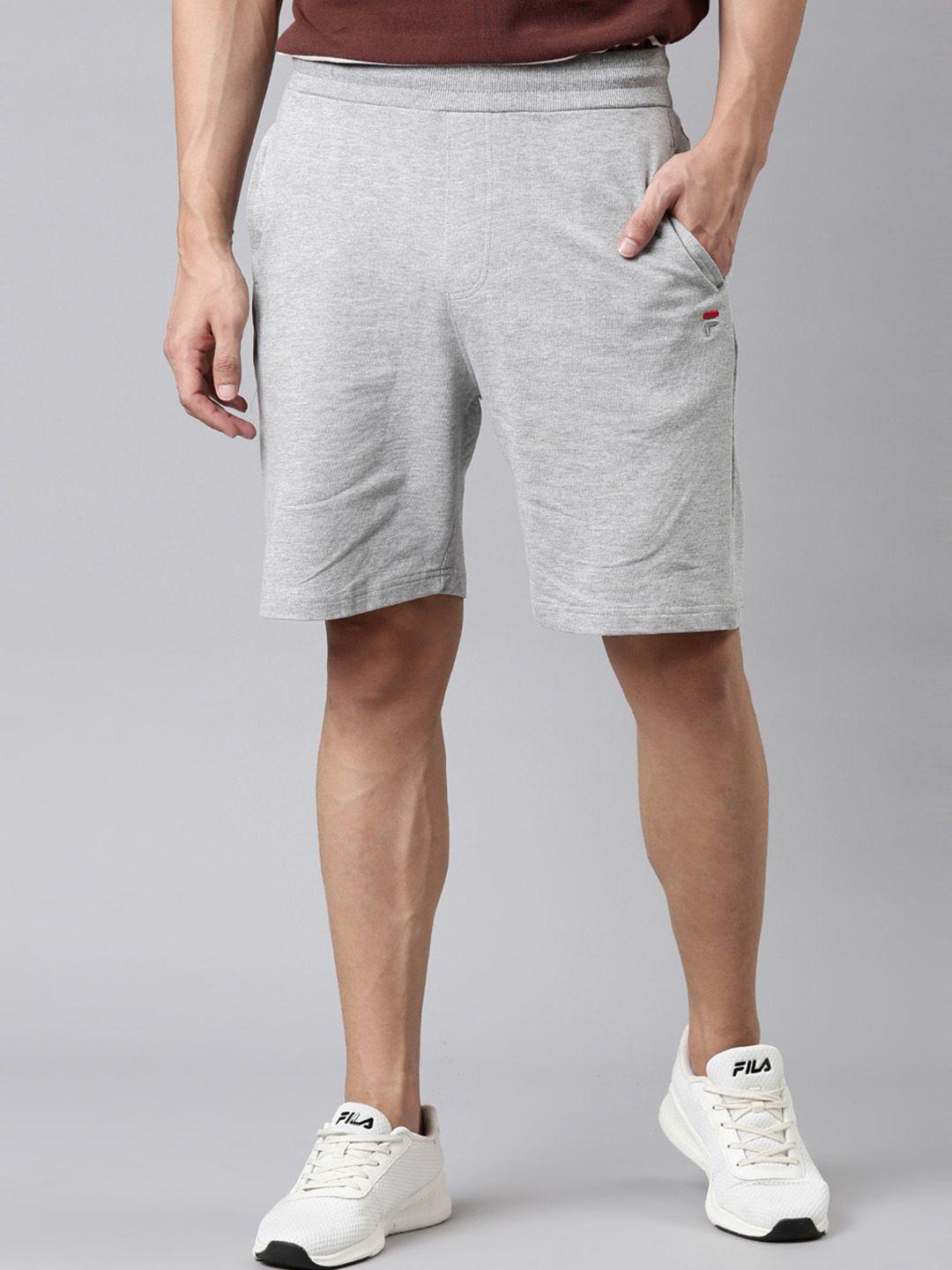 fila men solid shorts