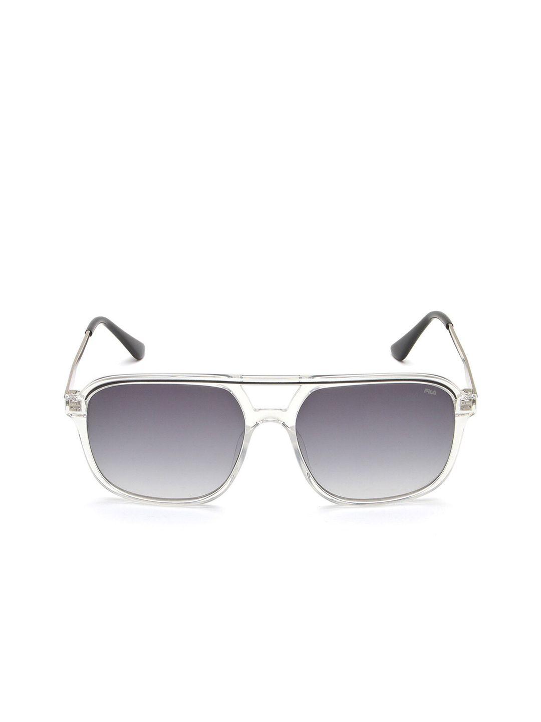 fila men square sunglasses with uv protected lens