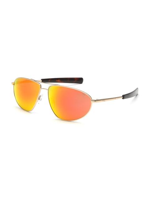 fila orange oval uv protection sunglasses for men