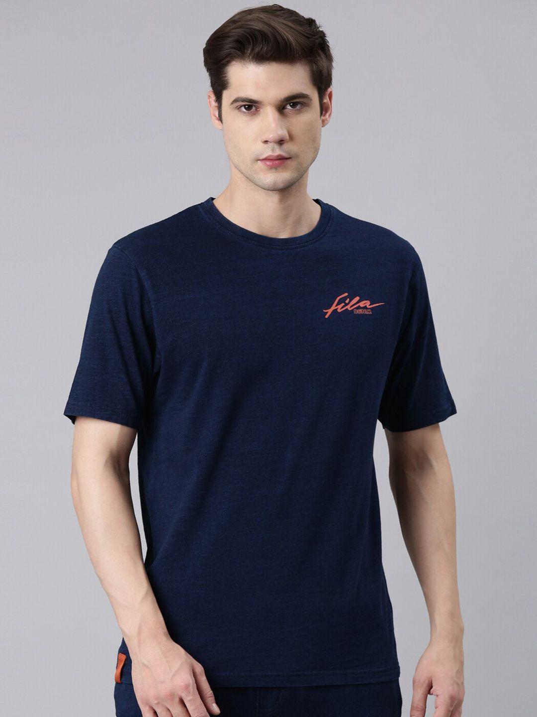 fila round neck organic cotton t-shirt