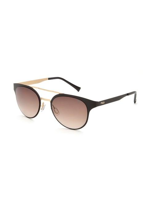 fila sf9745k52301sg brown round sunglasses