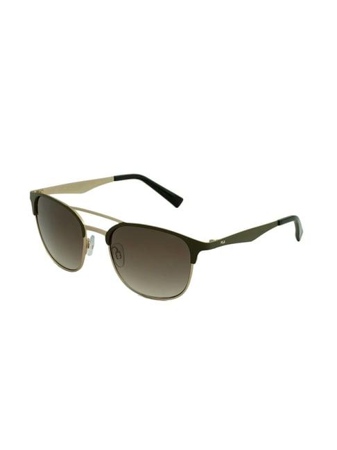 fila sf9855k53326gsg brown square sunglasses