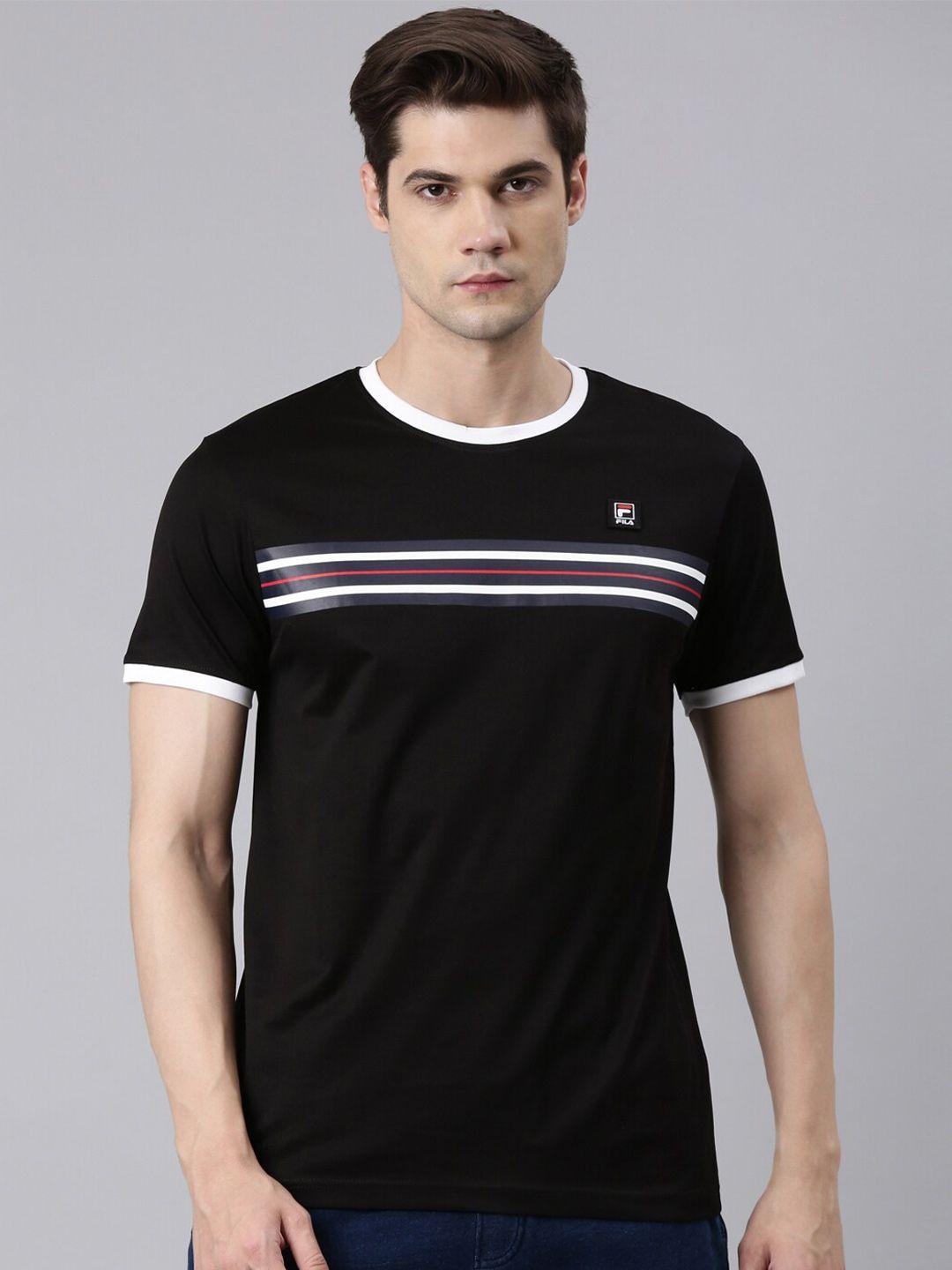 fila striped organic cotton t-shirt