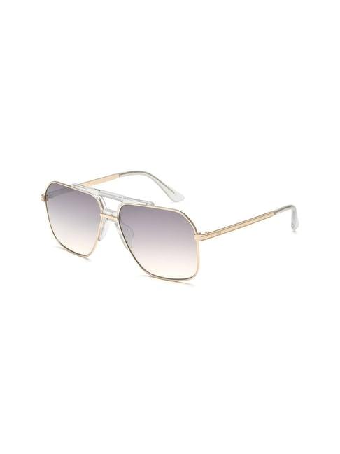 fila white square sunglasses for men