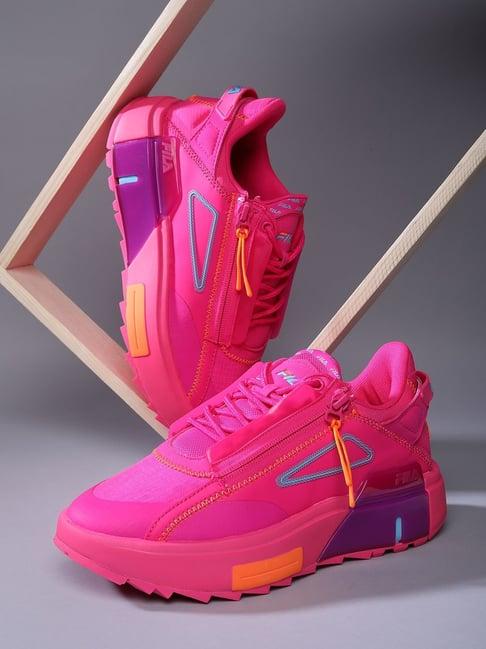 fila women's tormo pink sneakers