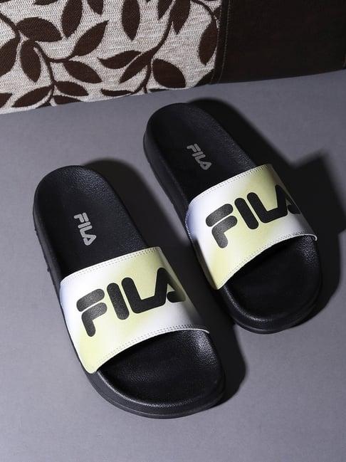 fila women's trip multicolor slides