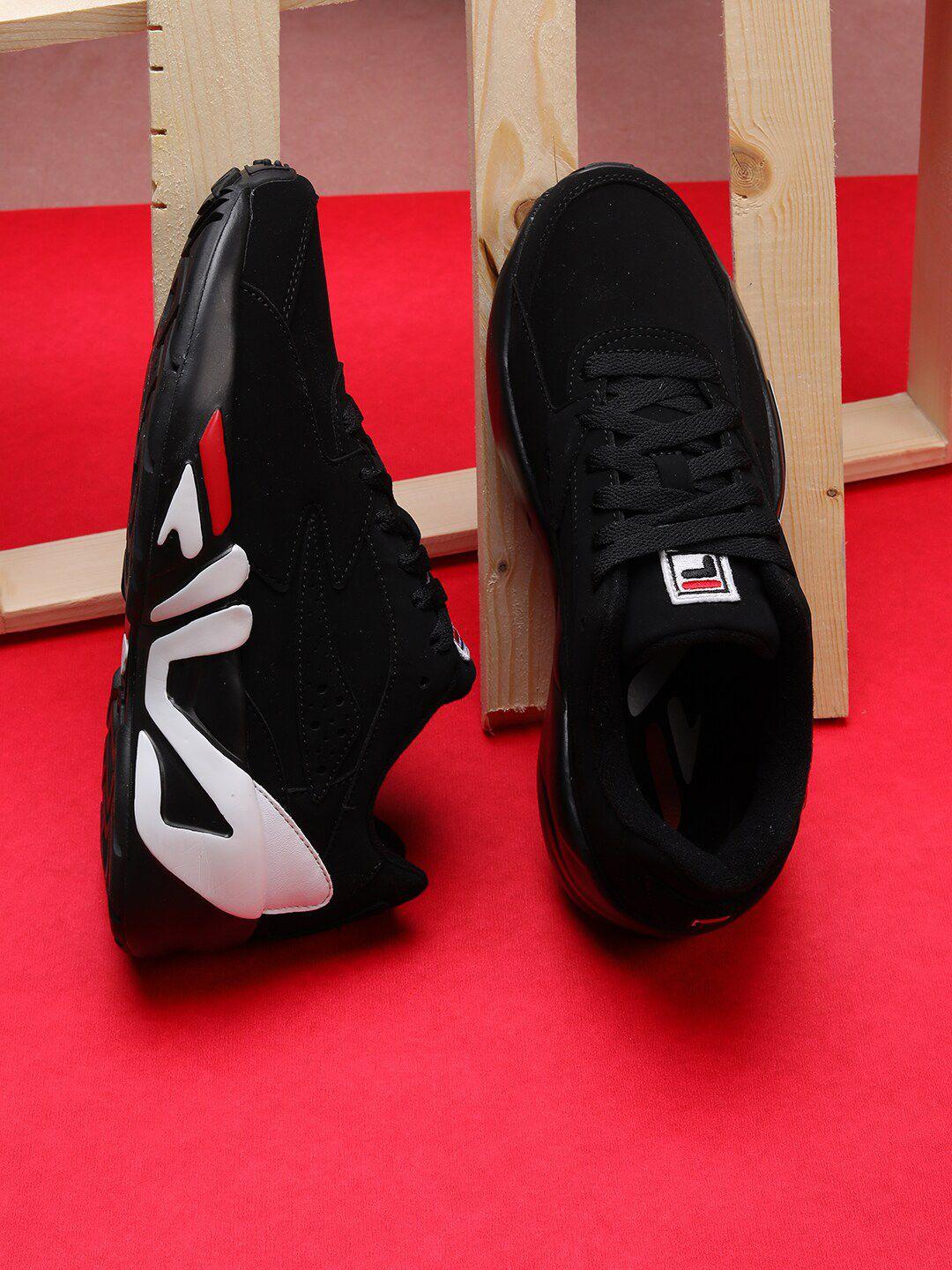 fila women black pu mindblower sneakers