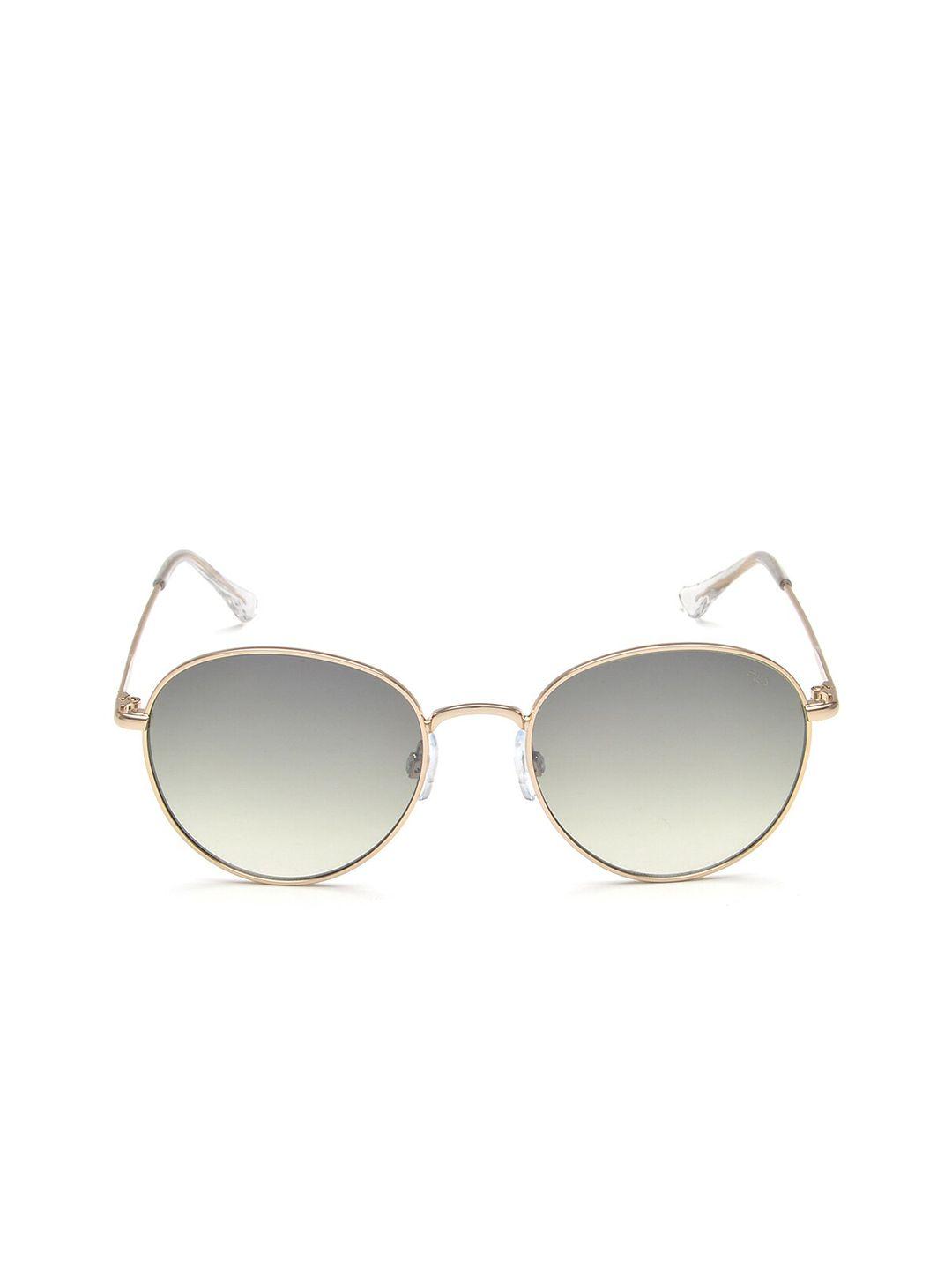 fila women oval sunglasses with uv protected lens sfi364k52594xsg