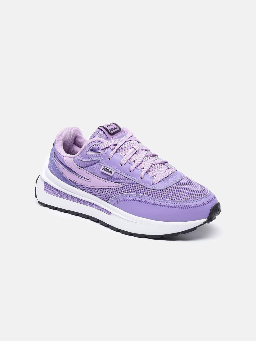 fila women purple running non-marking shoes