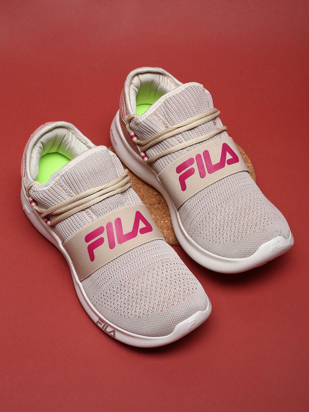 fila women textured slip on sneakers