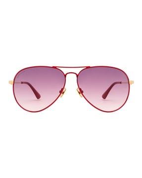 fill-rim frame aviator sunglasses