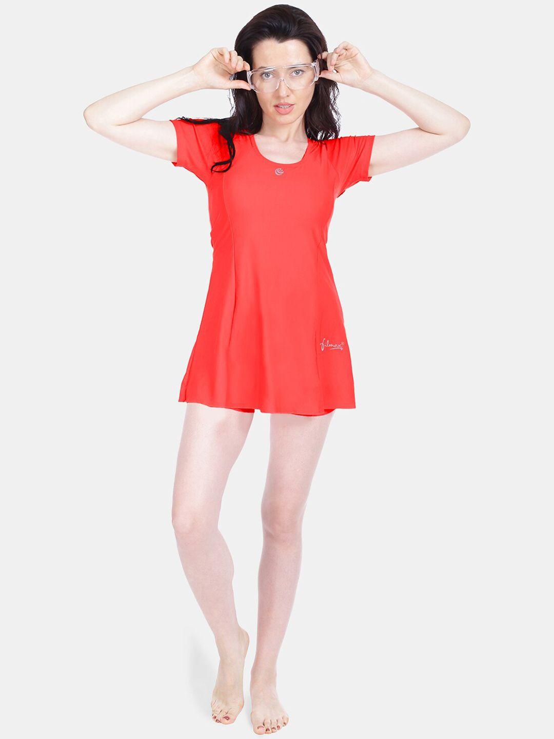 filmax originals round neck short sleeves swimming dress