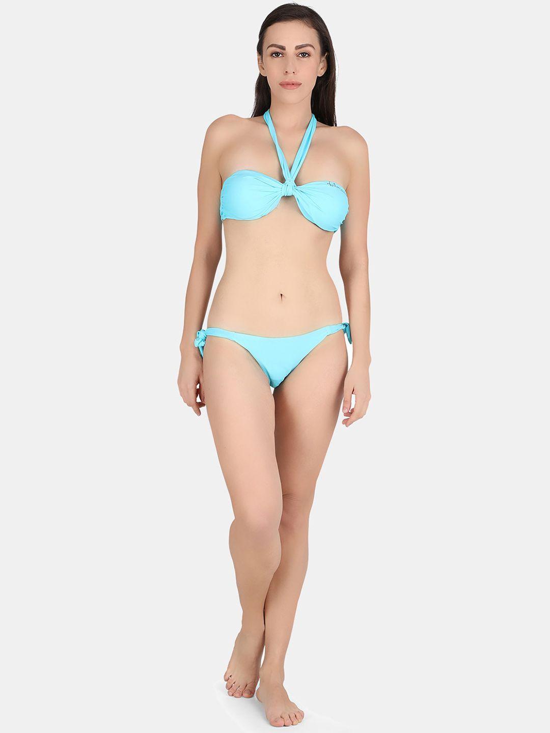 filmax originals two-piece mermaid style halter neck buster bikini swimming set