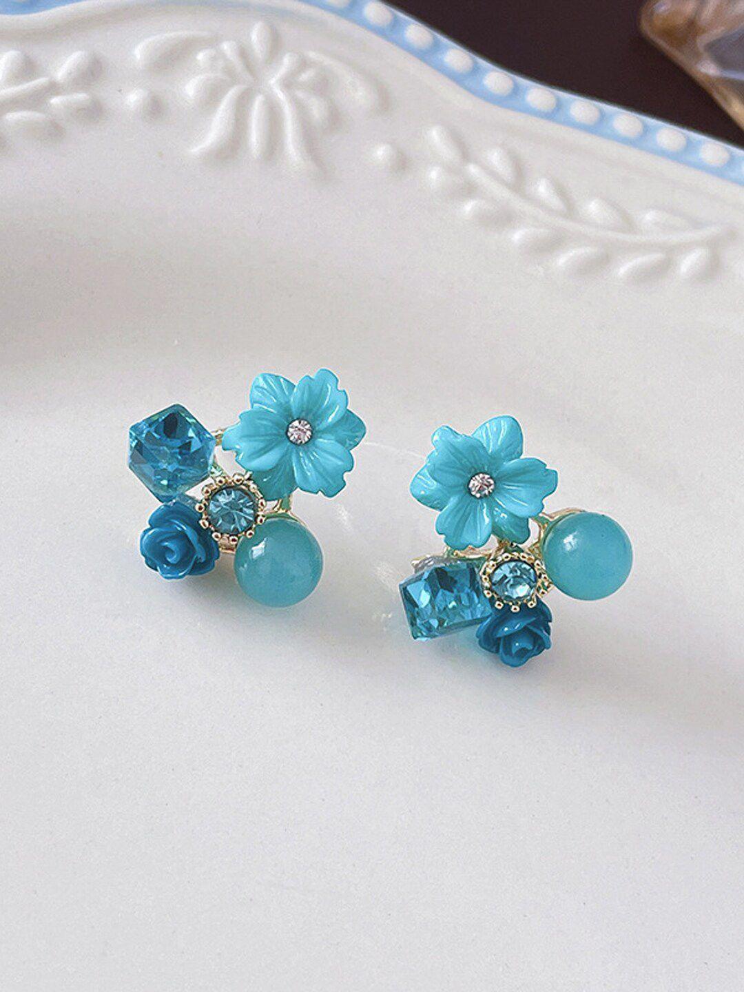 fimbul floral studs earrings