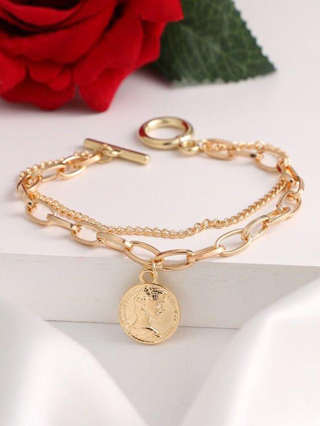 fimbul gold-plated charm bracelet