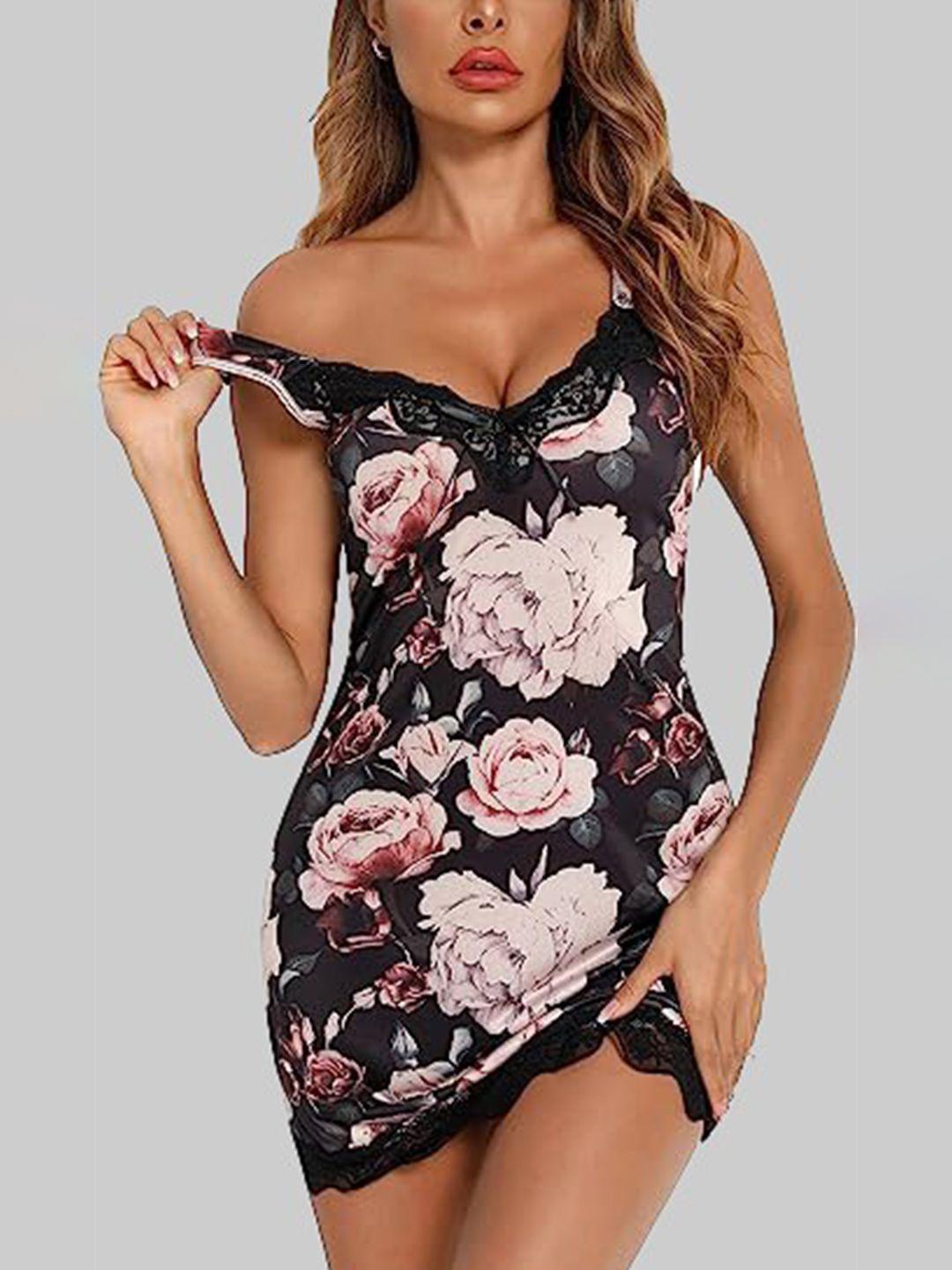 fimbul printed shoulder straps cotton baby doll