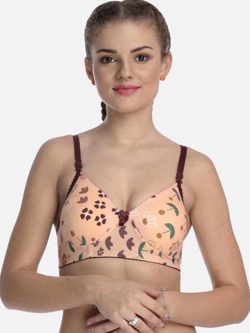 fims: fashion is my style beige floral print everyday bra