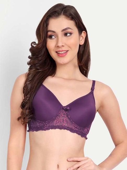 fims: fashion is my style purple lace work everyday bra