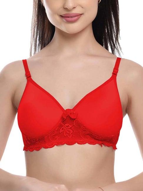 fims: fashion is my style red lace work push-up bra