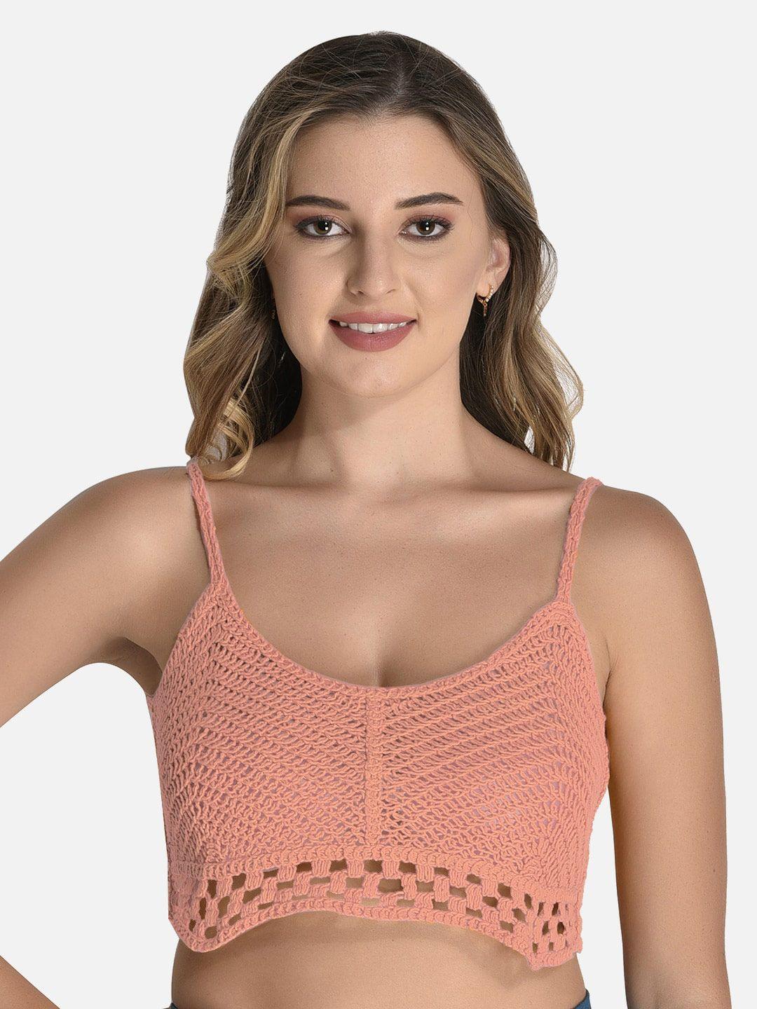 fims lace bralette cotton crop top