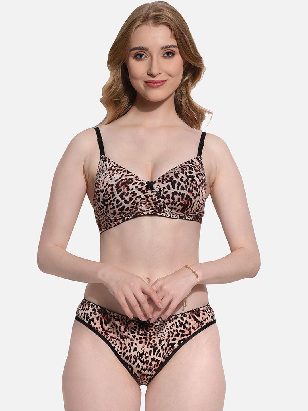 fims printed lingerie set