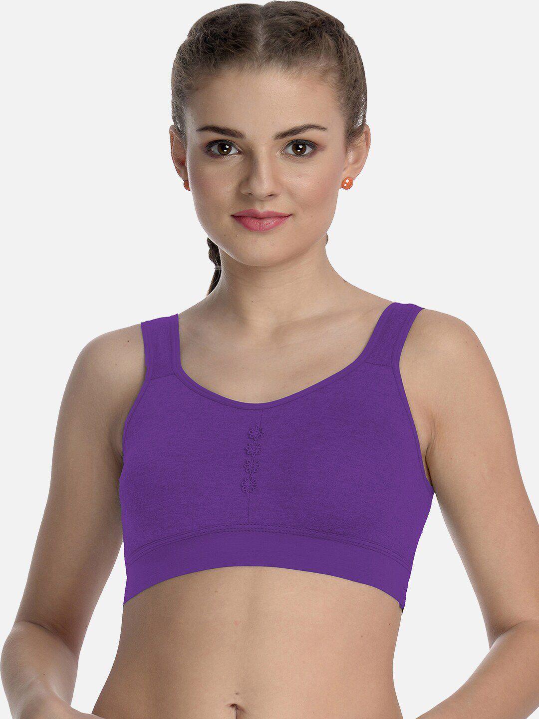 fims purple bra full coverage