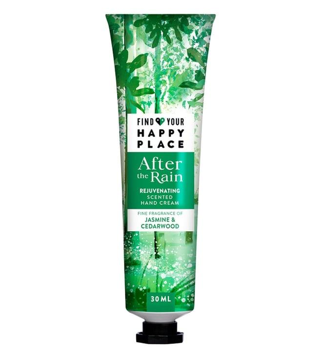 find your happy place after the rain scented hand cream - 30 gm