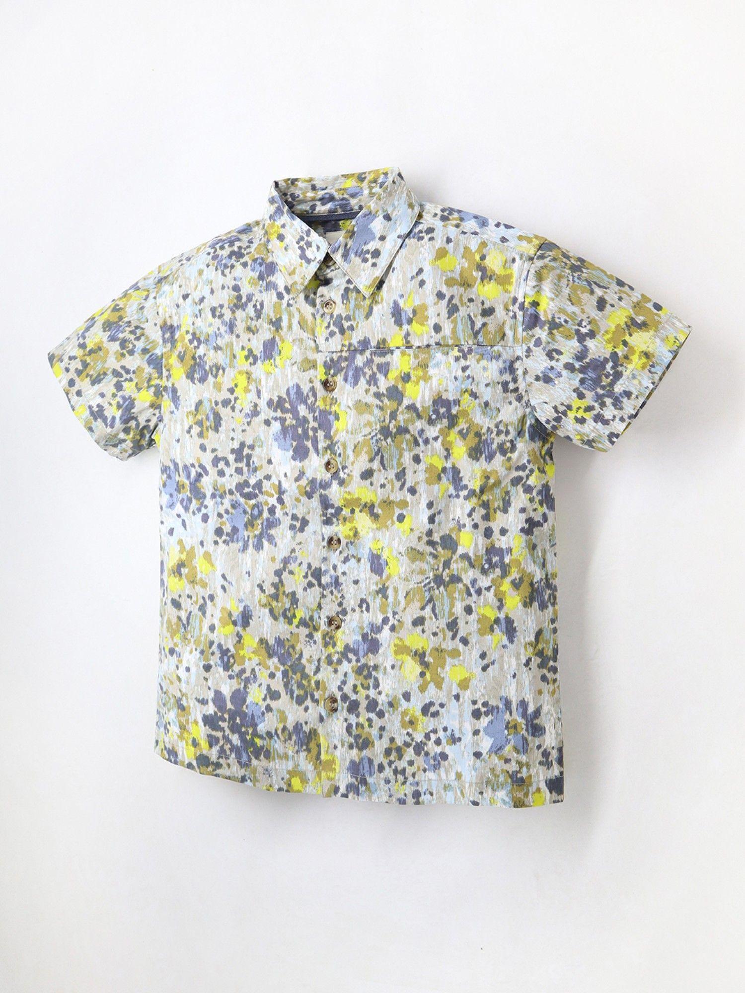 fine cotton printed shirt for boys