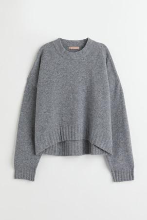 fine-knit jumper