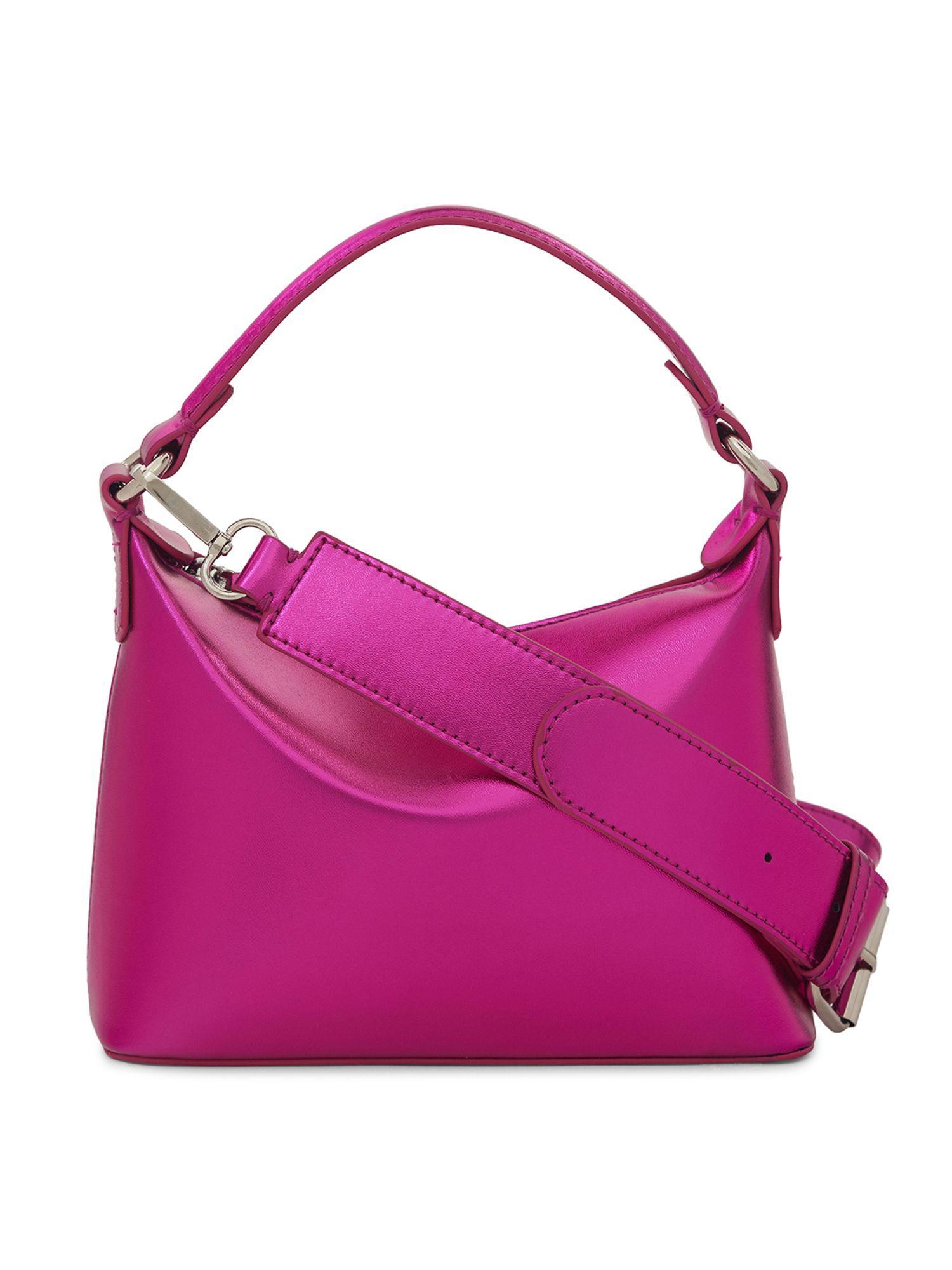 fionn sling/crossbody bag for women with top-handle - pink