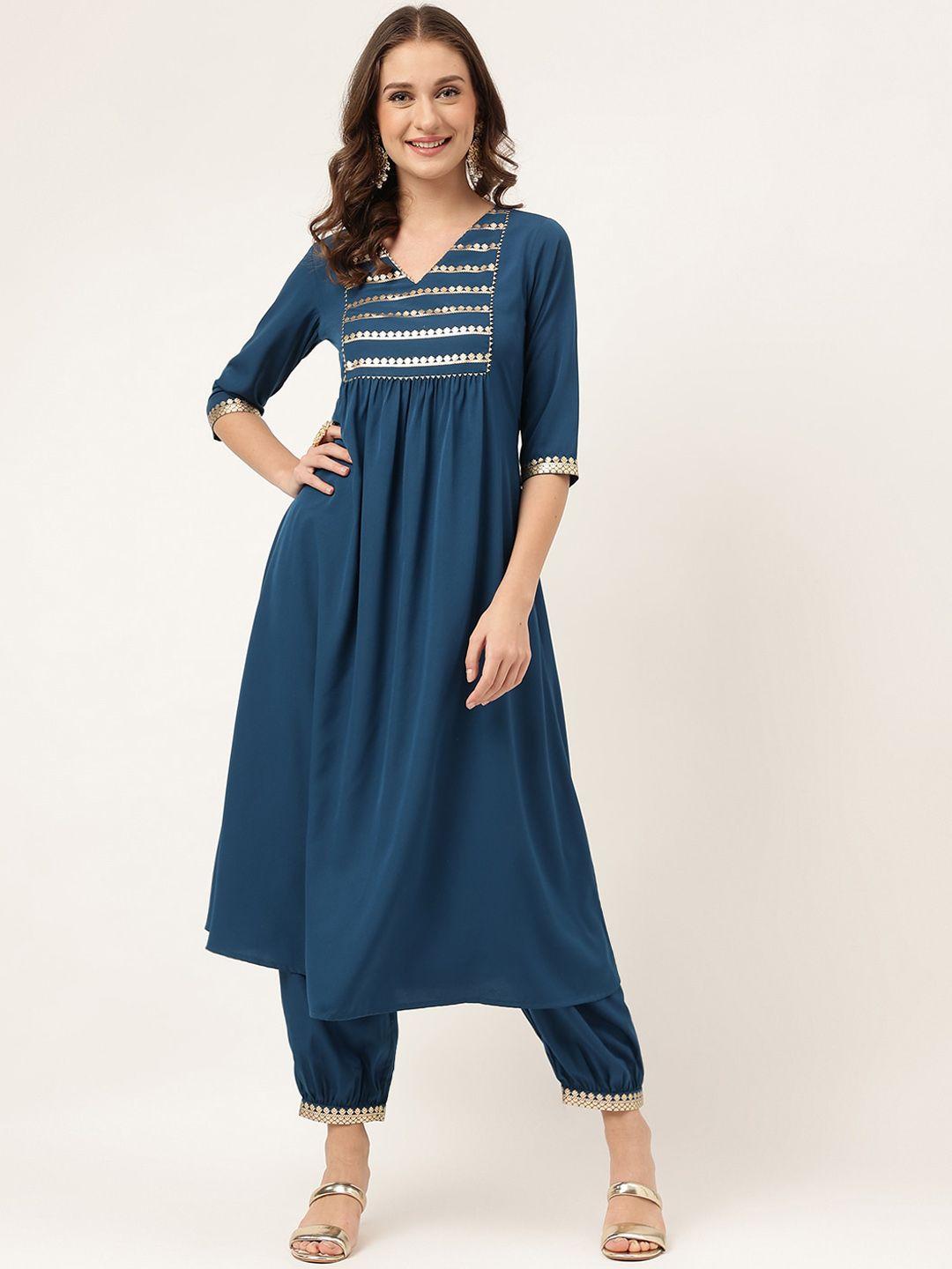 fiorra empire kurta with trousers