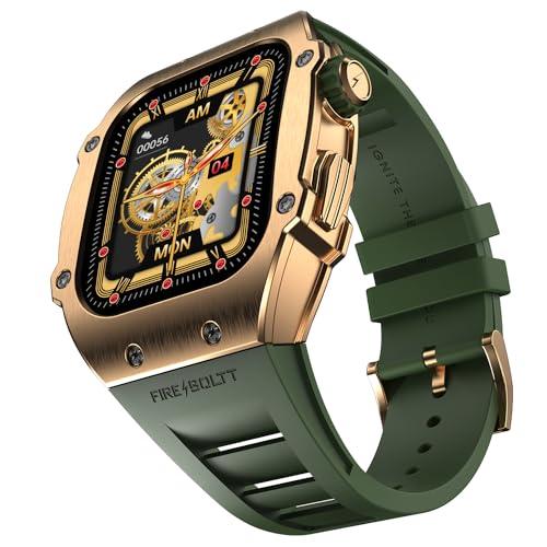 fire-boltt asphalt newly launched racing edition smart watch 1.91” full touch screen, bluetooth calling, health suite, 123 sports modes, 400 mah battery (green)