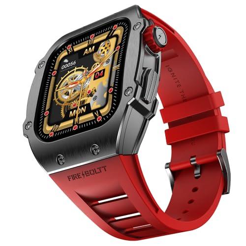 fire-boltt asphalt newly launched racing edition smart watch 1.91” full touch screen, bluetooth calling, health suite, 123 sports modes, 400 mah battery (red)