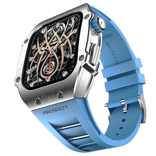 fire-boltt asphalt newly launched racing edition smart watch 1.91” full touch screen, bluetooth calling, health suite, 123 sports modes, 400 mah battery (sky blue)