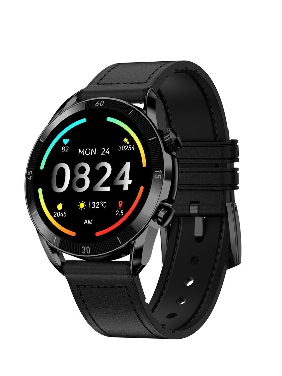 fire-boltt black legacy 1.43" amoled smart watch