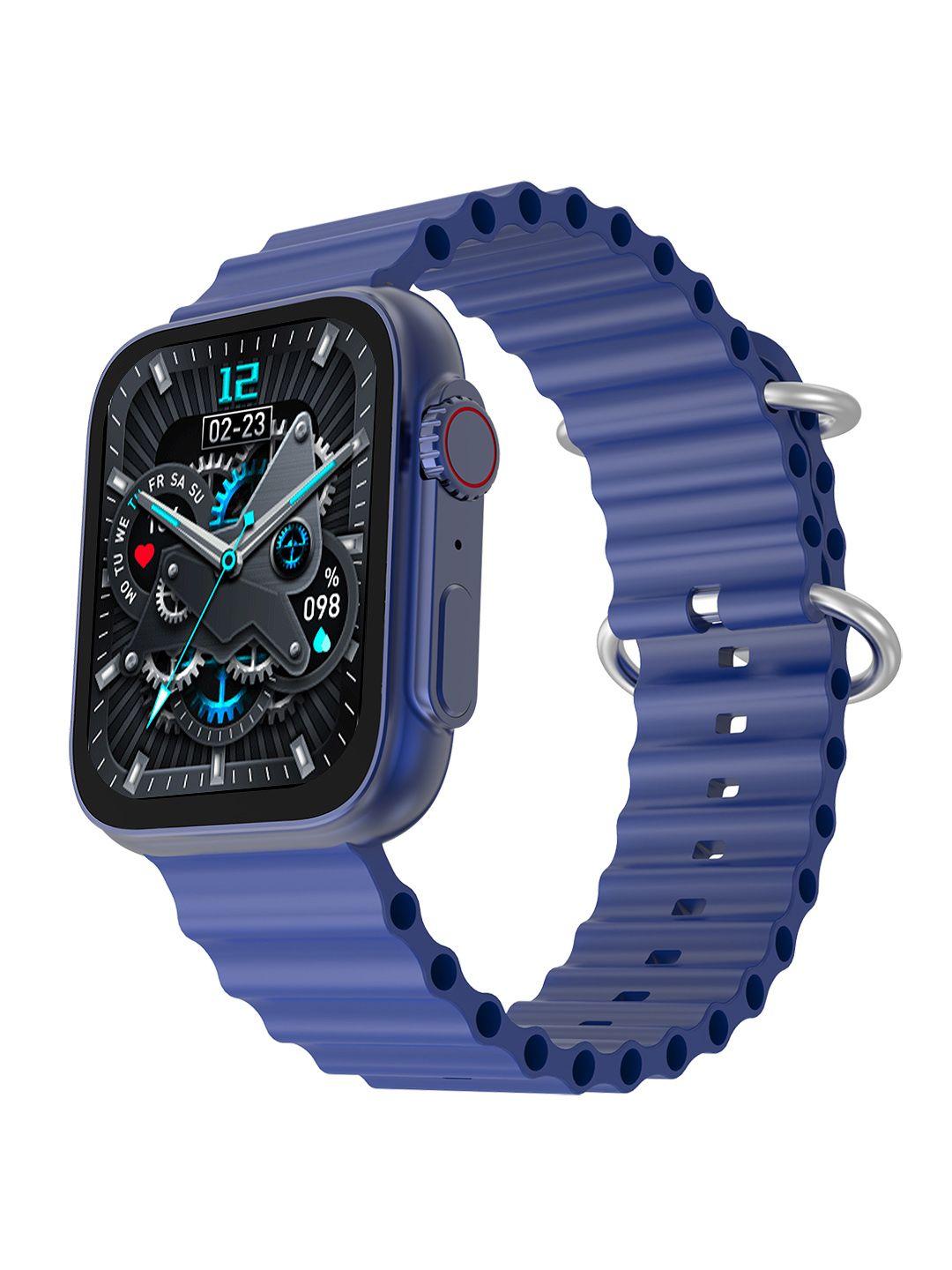 fire-boltt blue supernova 1.78 inch amoled 368*448px high resolution smart watch