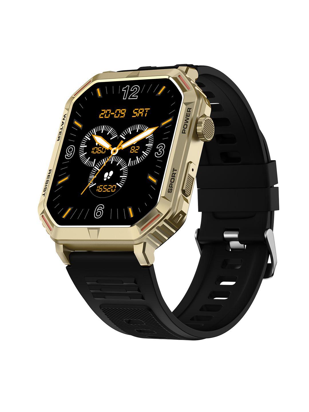 fire-boltt commando 1.96" hd display smartwatch with bluetooth calling & diy watch face