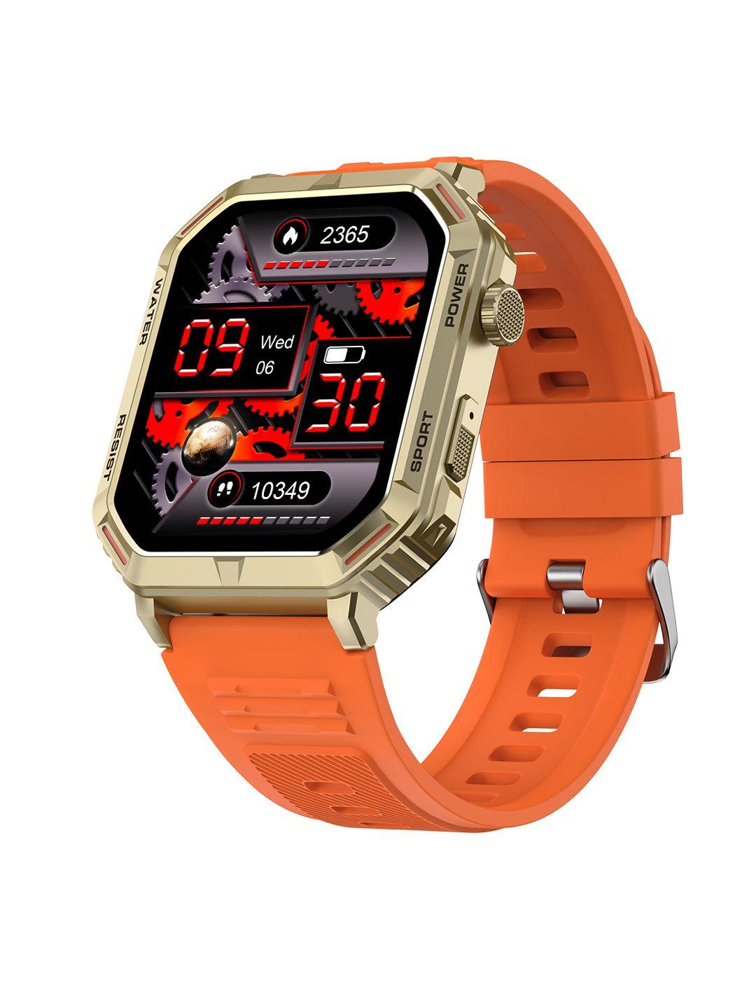 fire-boltt commando 1.96" hd display smartwatch with bluetooth calling & diy watch face