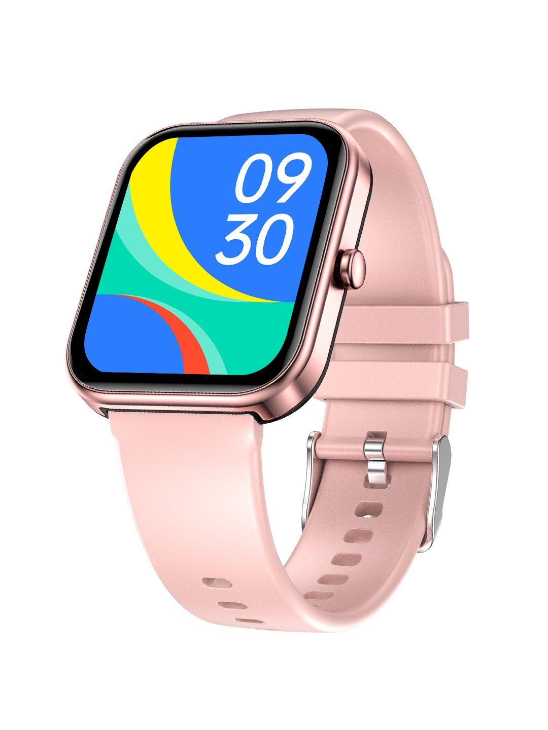 fire-boltt unisex nude pink wonder 1.8 smartwatch 47bswaay