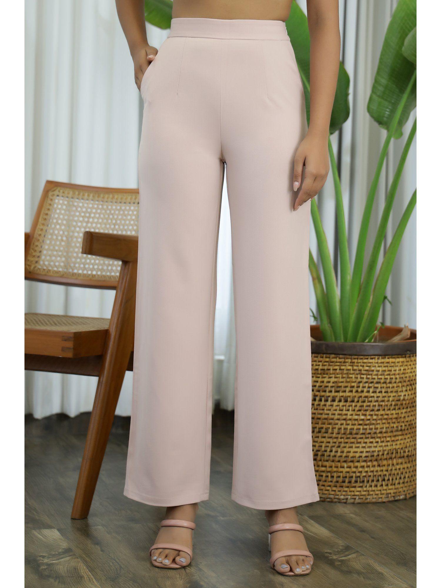 firefly high waist pants- nude