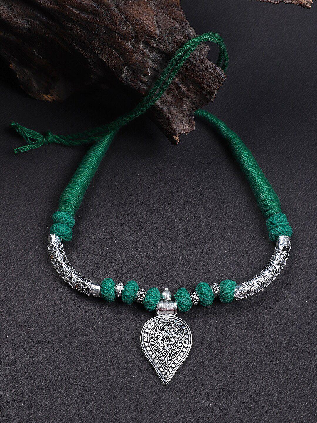 firoza statement tribal necklace