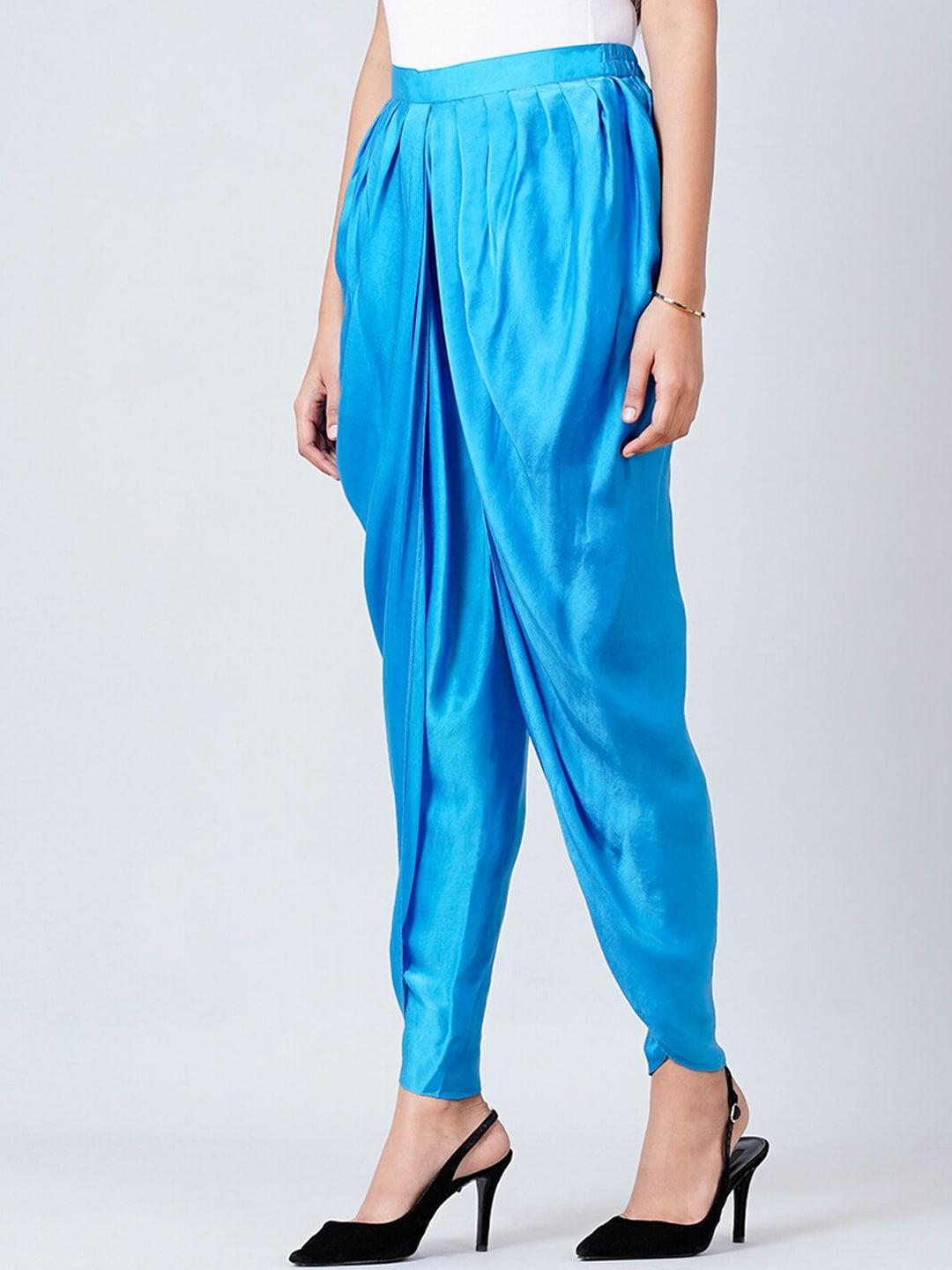 first resort by ramola bachchan classic tapered fit pleated trousers