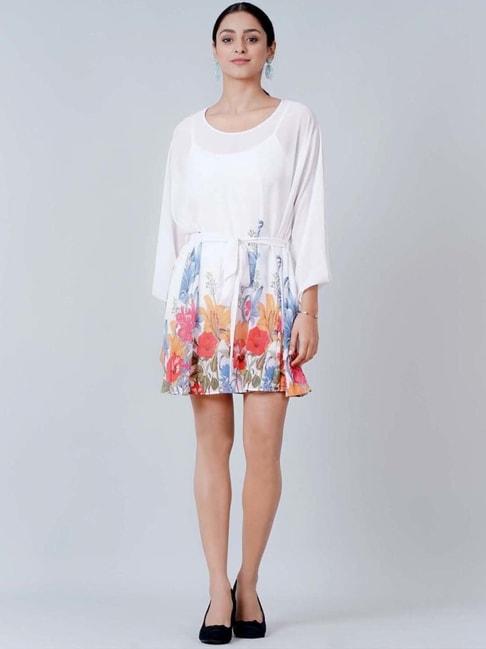 first resort by ramola bachchan multicoloured floral dress