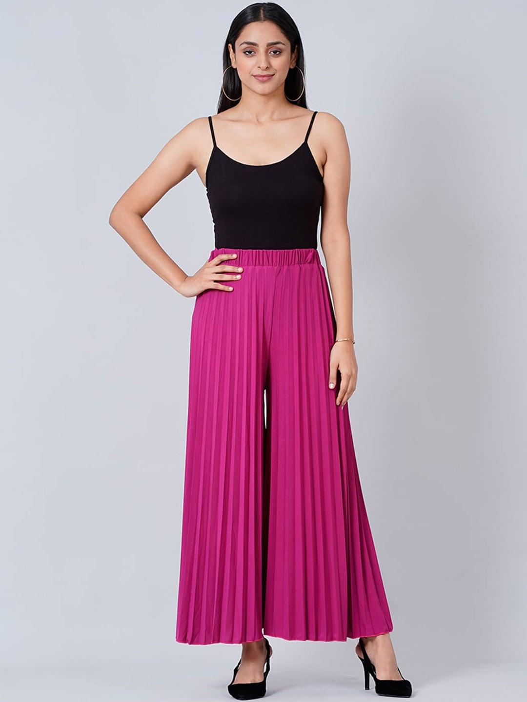 first resort by ramola bachchan relaxed pleated parallel trousers