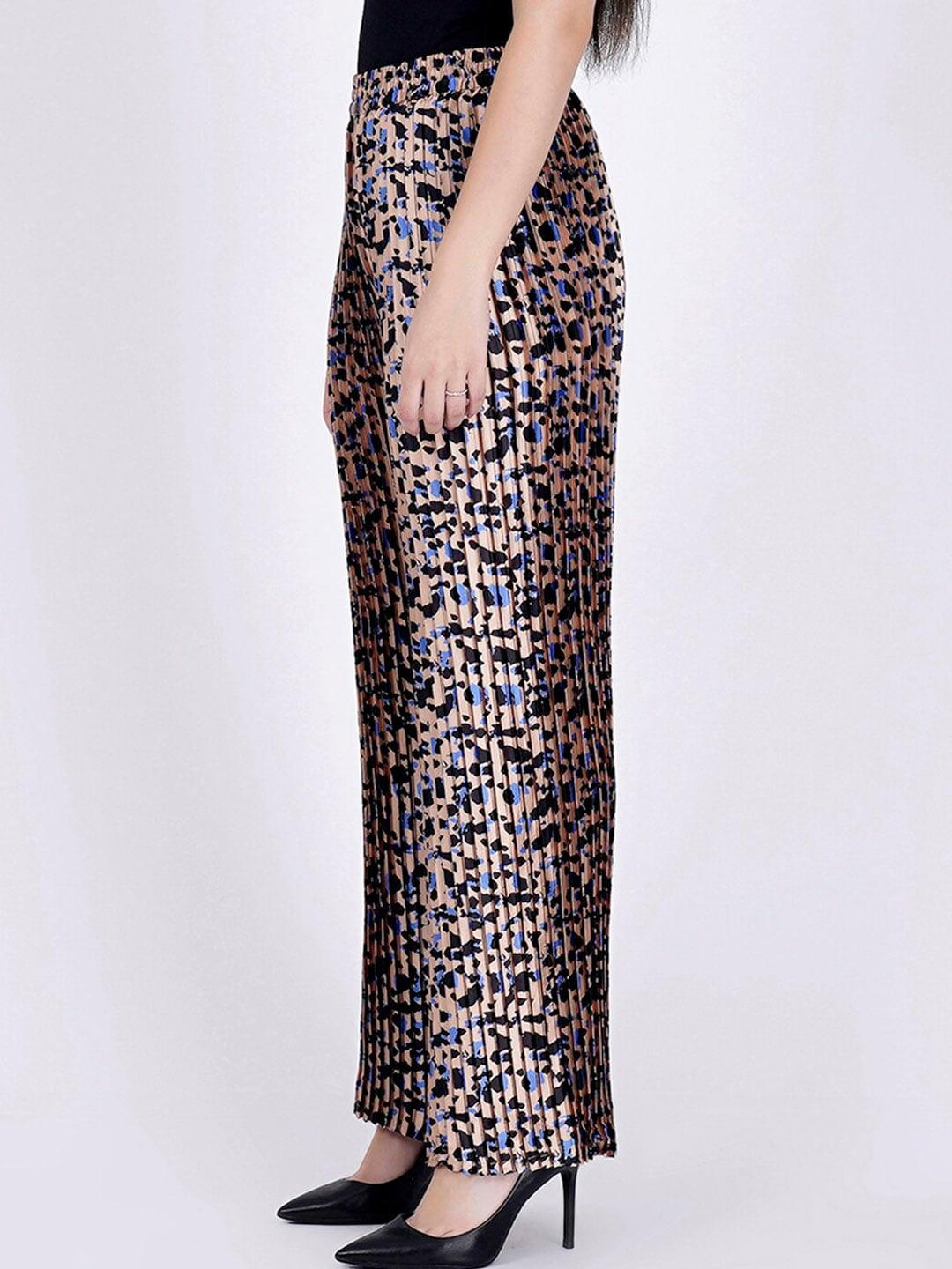 first resort by ramola bachchan women animal printed relaxed trousers