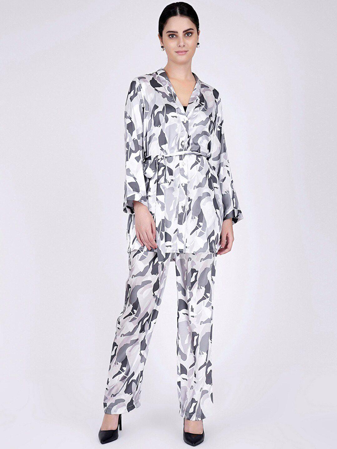 first resort by ramola bachchan camouflage printed co-ords