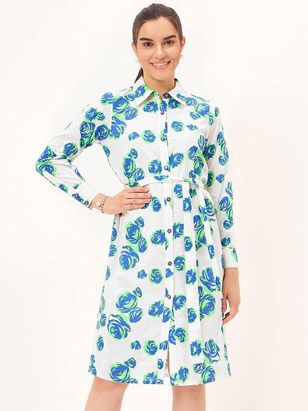 first resort by ramola bachchan floral print shirt dress